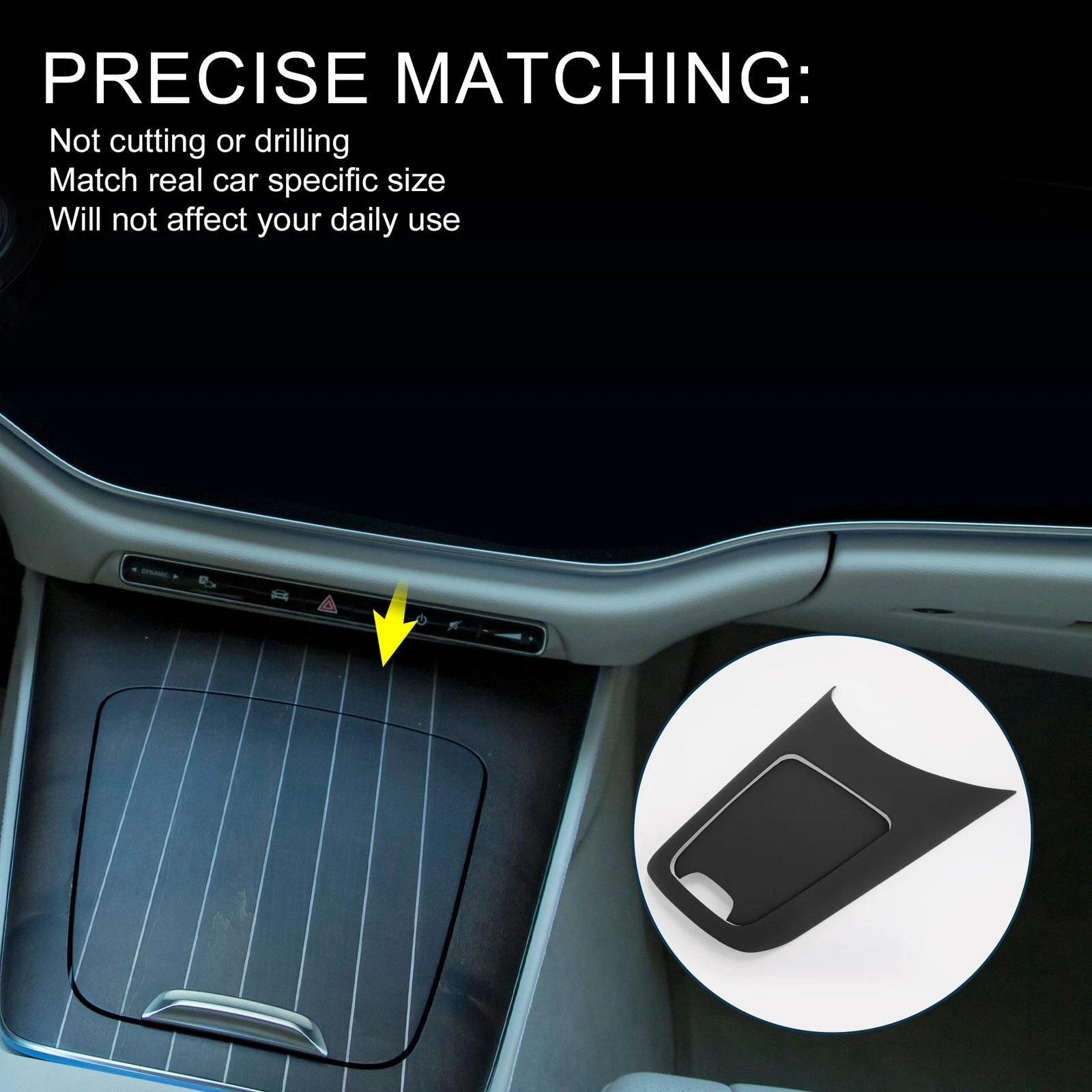 Center Console Panel Sticker Replacement for Mercedes-Benz E-Class (2024–2024)