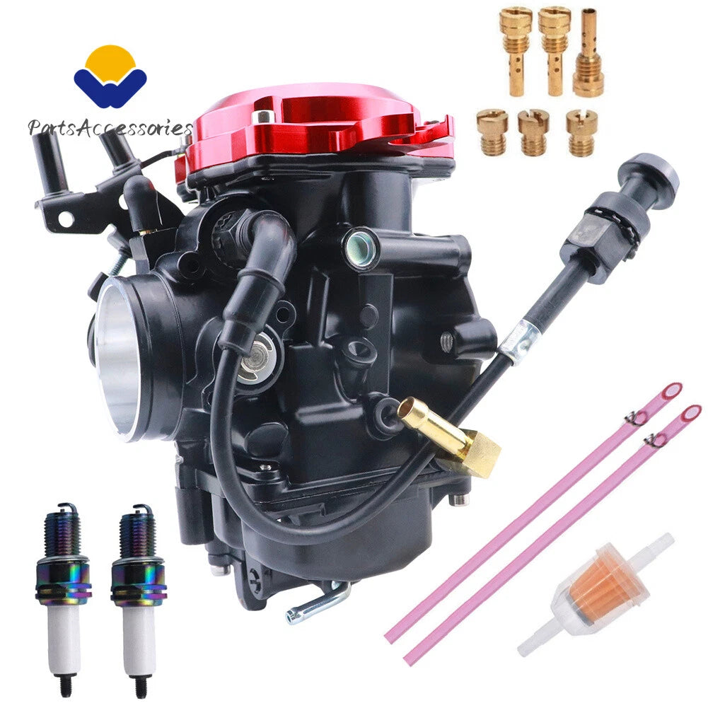 CV40MM Red Carburetor for Harley-Davidson Sportster 883 1200 (1988–2023)