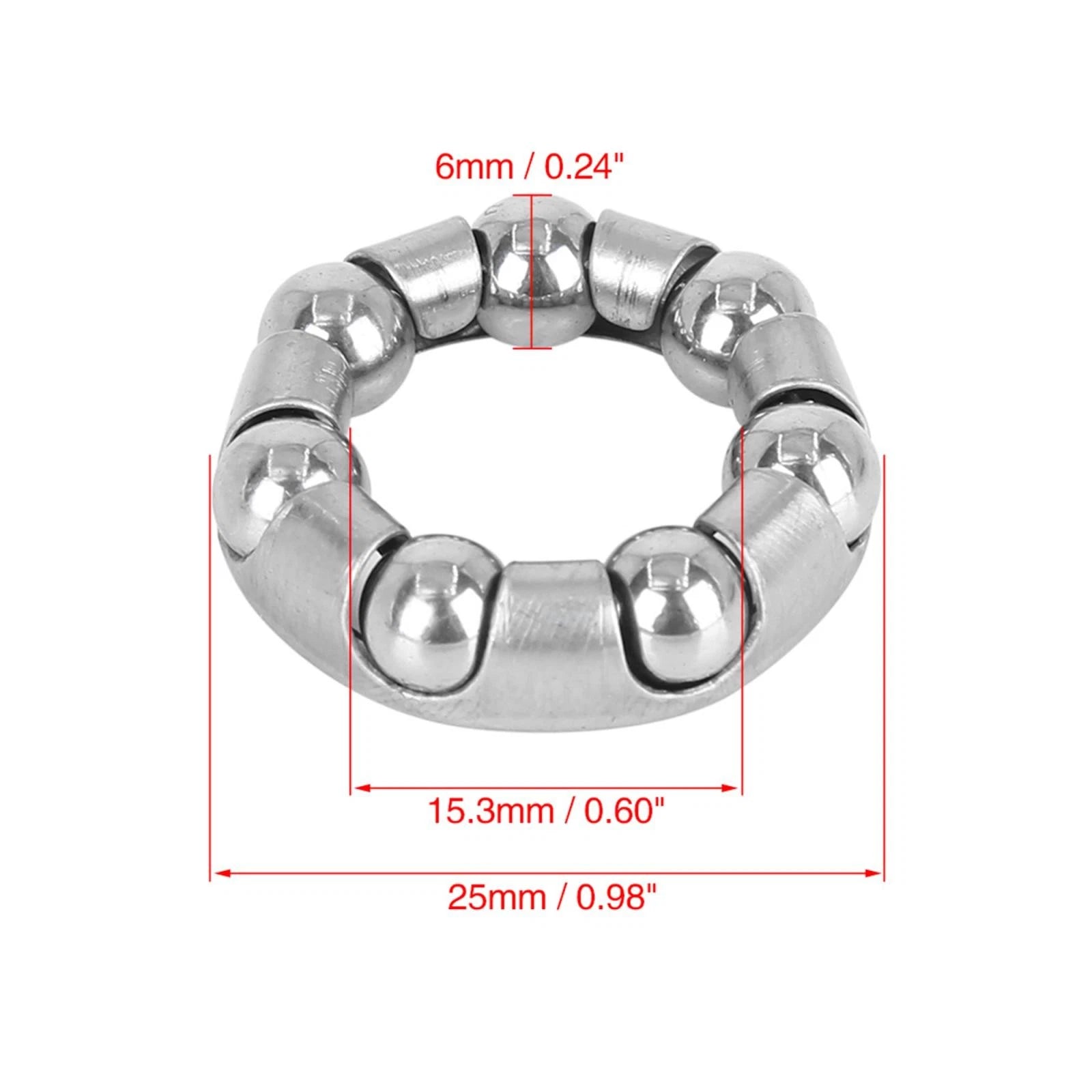 Crank Bearings 25mm 7mm Set for Bike Rear Wheel (Universal) (2000–2020)