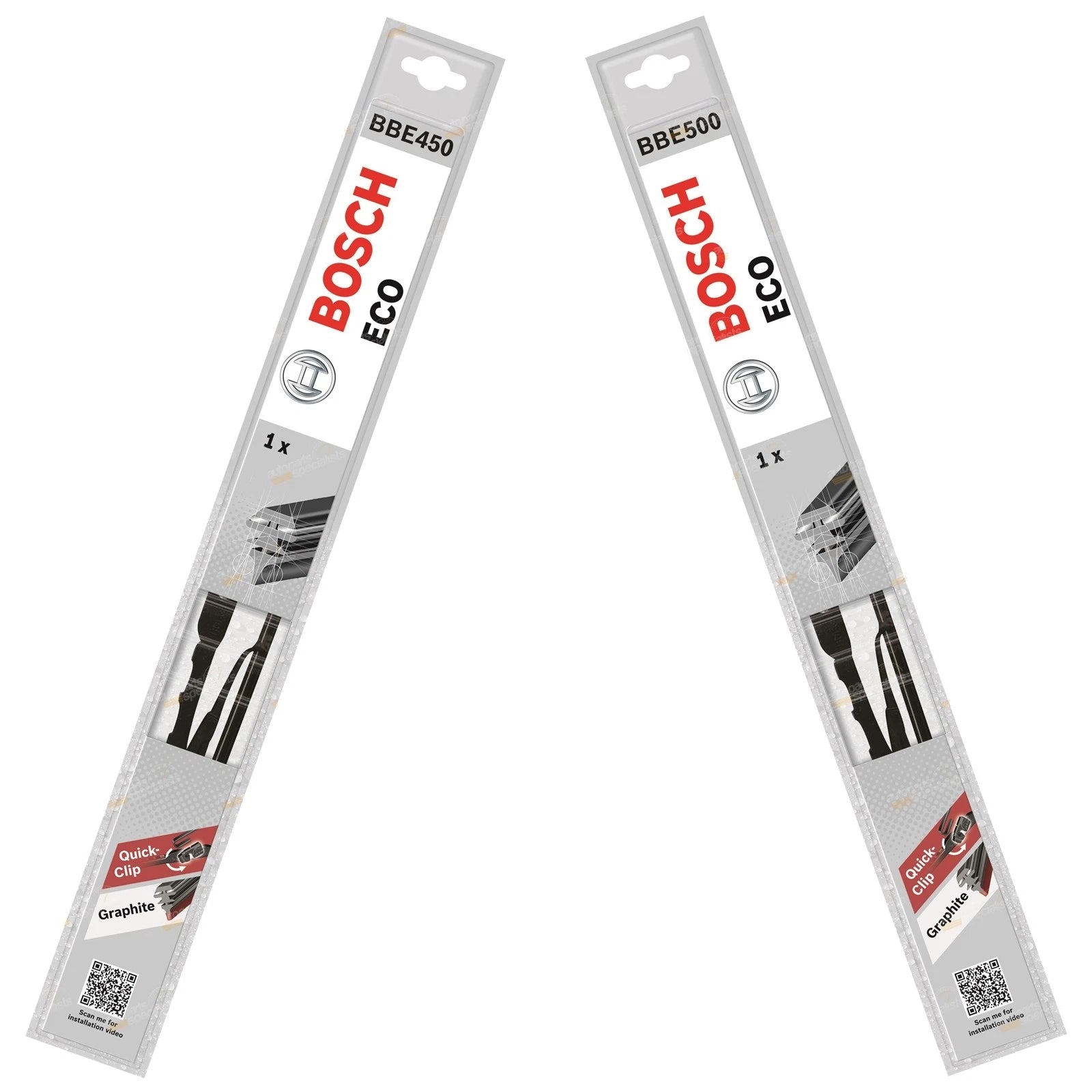 Front Pair Wiper Blades for Daewoo Kalos T200 (2003–2004)