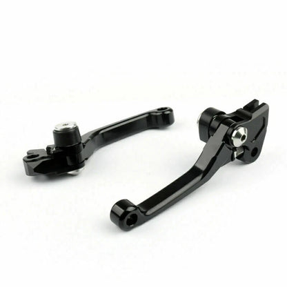 Pair Pivot Brake Clutch Levers for Suzuki RMZ250 RMZ450 (2005–2014) T9