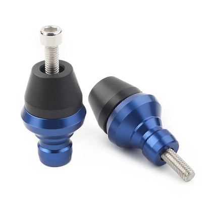 2X Blue Valve Stem Dust Covers for Ducati Scrambler 400 800 1000 (2015–2023)