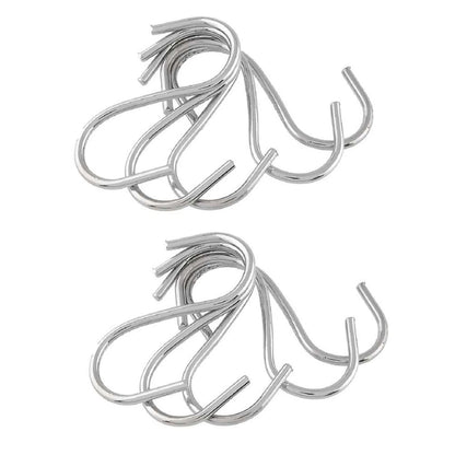 10 Pack Stainless Steel "S" Shape Hooks for Kitchen and House