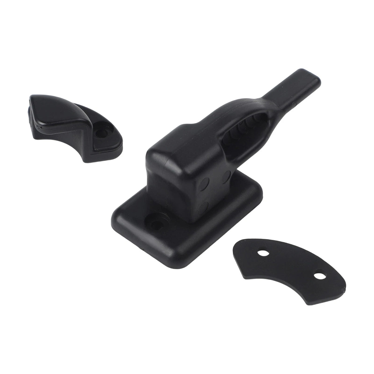 Door Holder with Rotating Latch for Caravan and Furniture Use