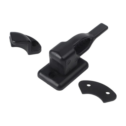 Door Holder with Rotating Latch for Caravan and Furniture Use