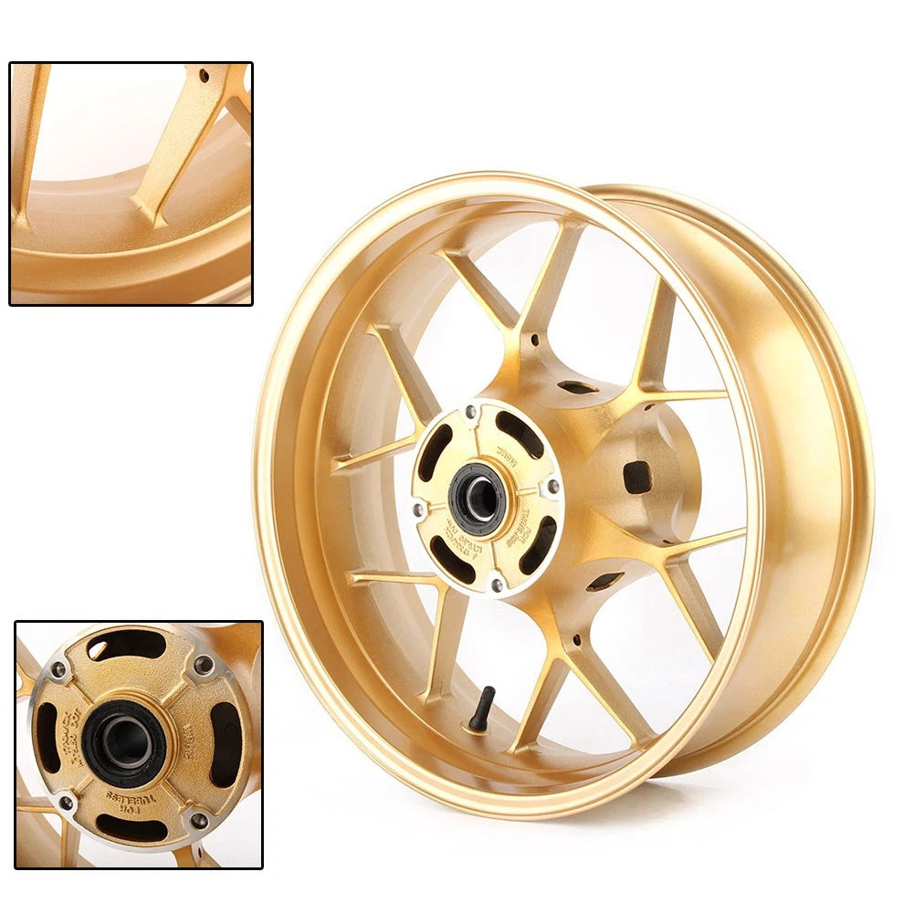 Rear Gold Tyre Rim Wheel Hub for Honda CBR600RR (2013–2018)
