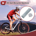 Bicycle Spokes 170mm Carbon Steel Galvanized for 12G Wheel Replacement