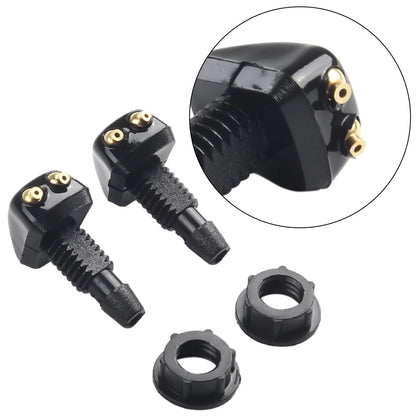 2Pcs Windshield Washer Nozzle for Car (Dual Holes)