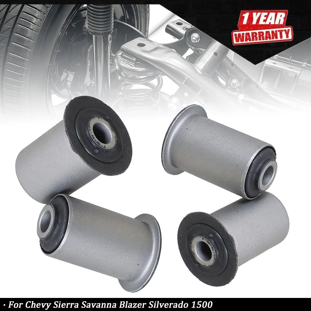 4X Leaf Spring Shackle Bushing for Chevy Silverado 1500 (1999–2006)