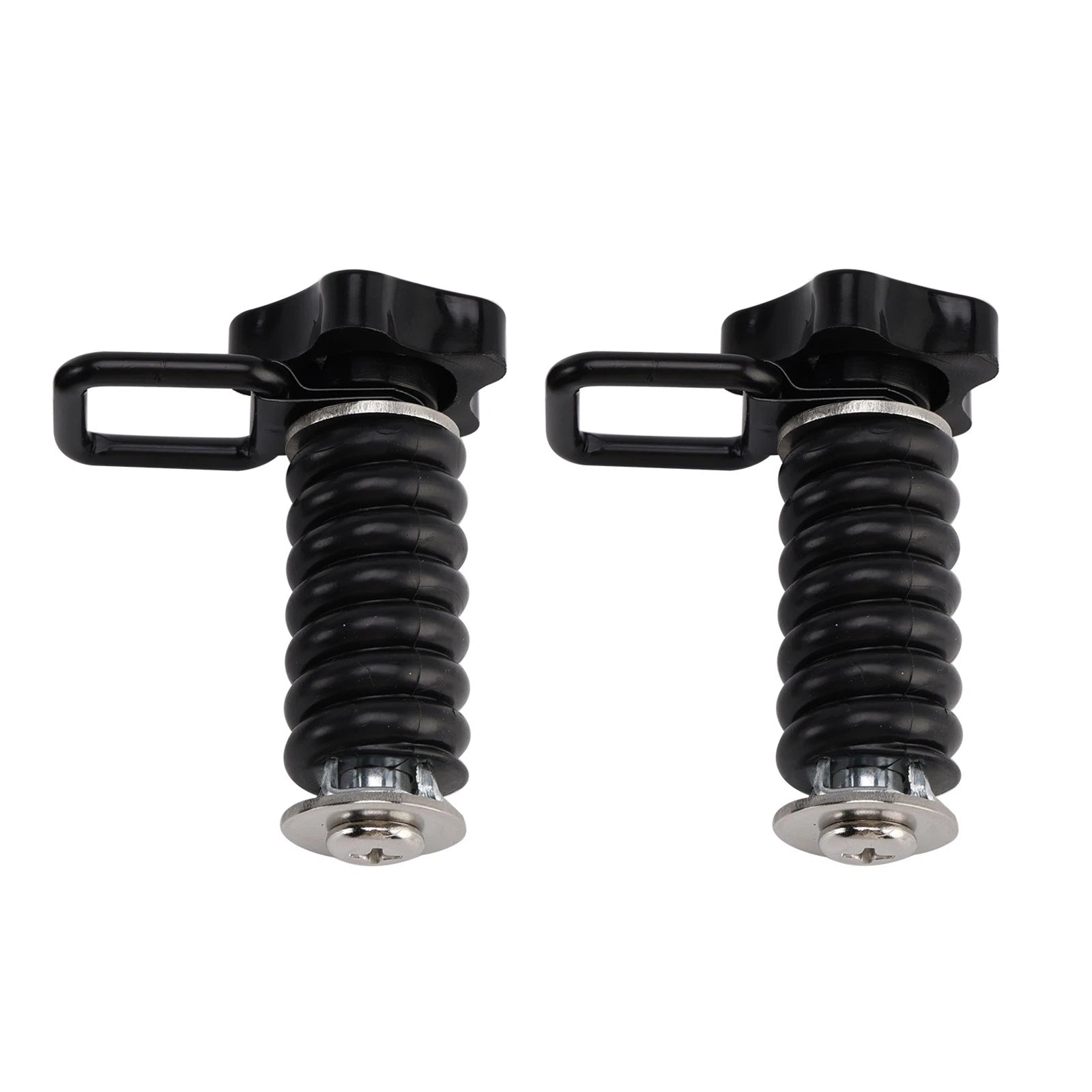 2X Tie Down Anchor D-Ring 1" Black for Polaris RZR 570 800 900 1000