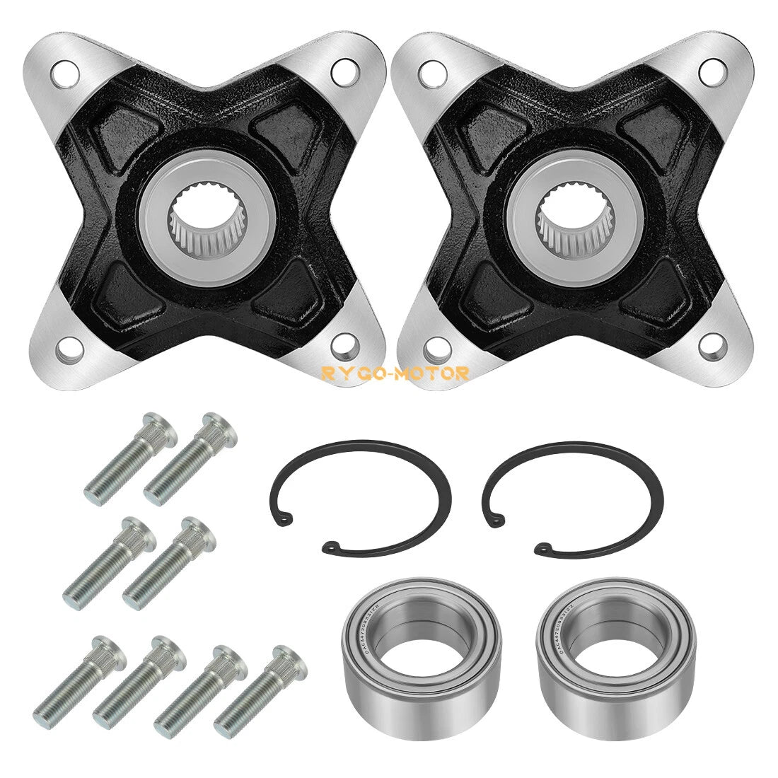 2X Rear Wheel Hubs & Bearing Kit for Polaris RZR XP 900 (2011–2013) 5137278
