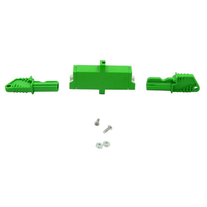 2X E2000/APC Fiber Adapter Connector for Simplex Optical Fiber Coupler