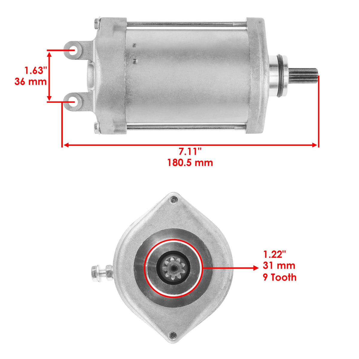 Starter Replacement for Suzuki GSX1300R Hayabusa (1999–2020)