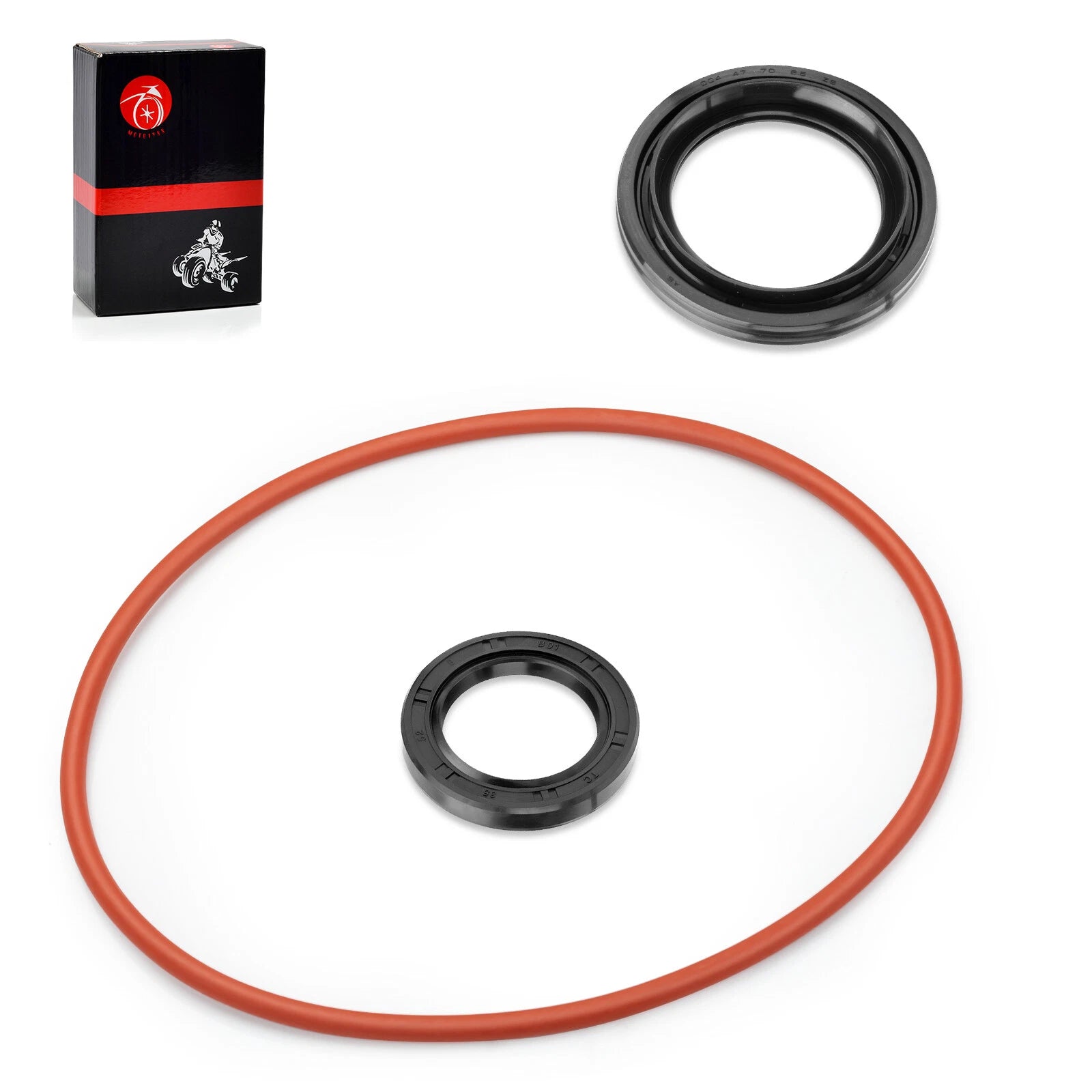Rear Brake Panel Dust Seal O-Ring Kit for Yamaha Bruin 250 350 (2000–2006)