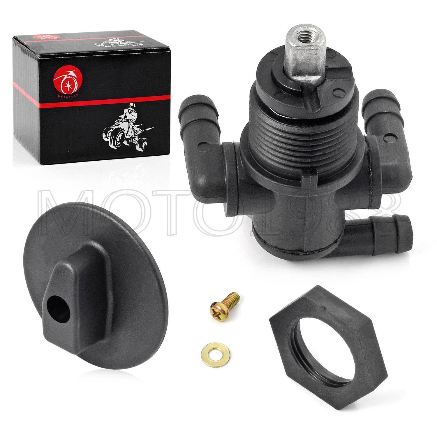 Fuel Pump & Valve Petcock 3 Way & Knob Nut for Polaris ATP 330 500 (2004–2005)