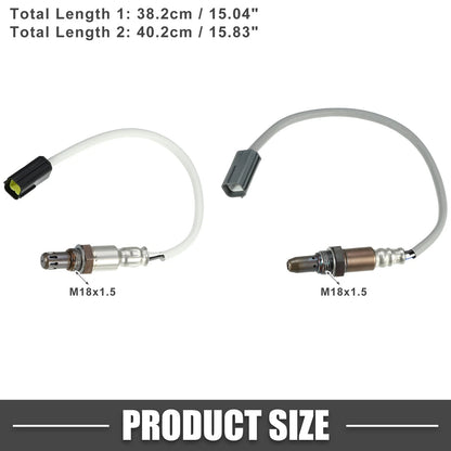 2Pcs O2 Oxygen Sensor for Nissan Maxima (2010–2013) 3.5L