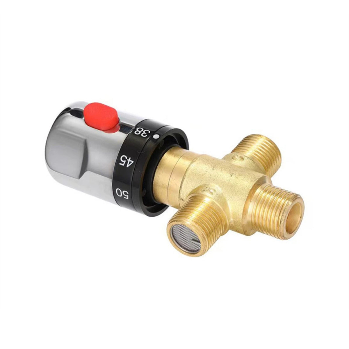 Thermostatic Valve G1/2 for Shower Bath with Filter Screen