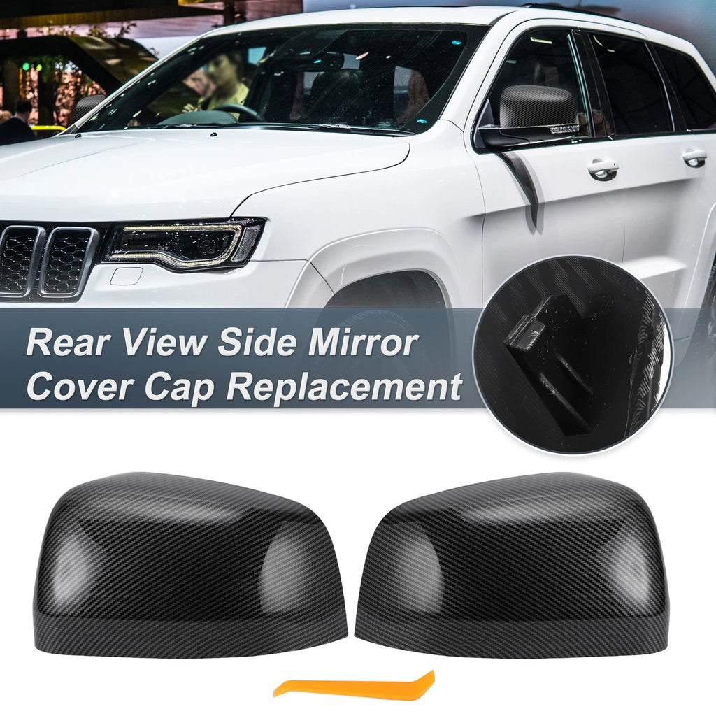 Rearview Mirror Cover Cap Replacement for Jeep Grand Cherokee (2011–2022)