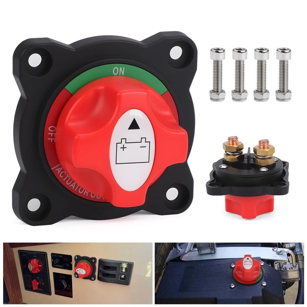 High-Current Switch 2-Position Design 300A Current Rating Compact Structure