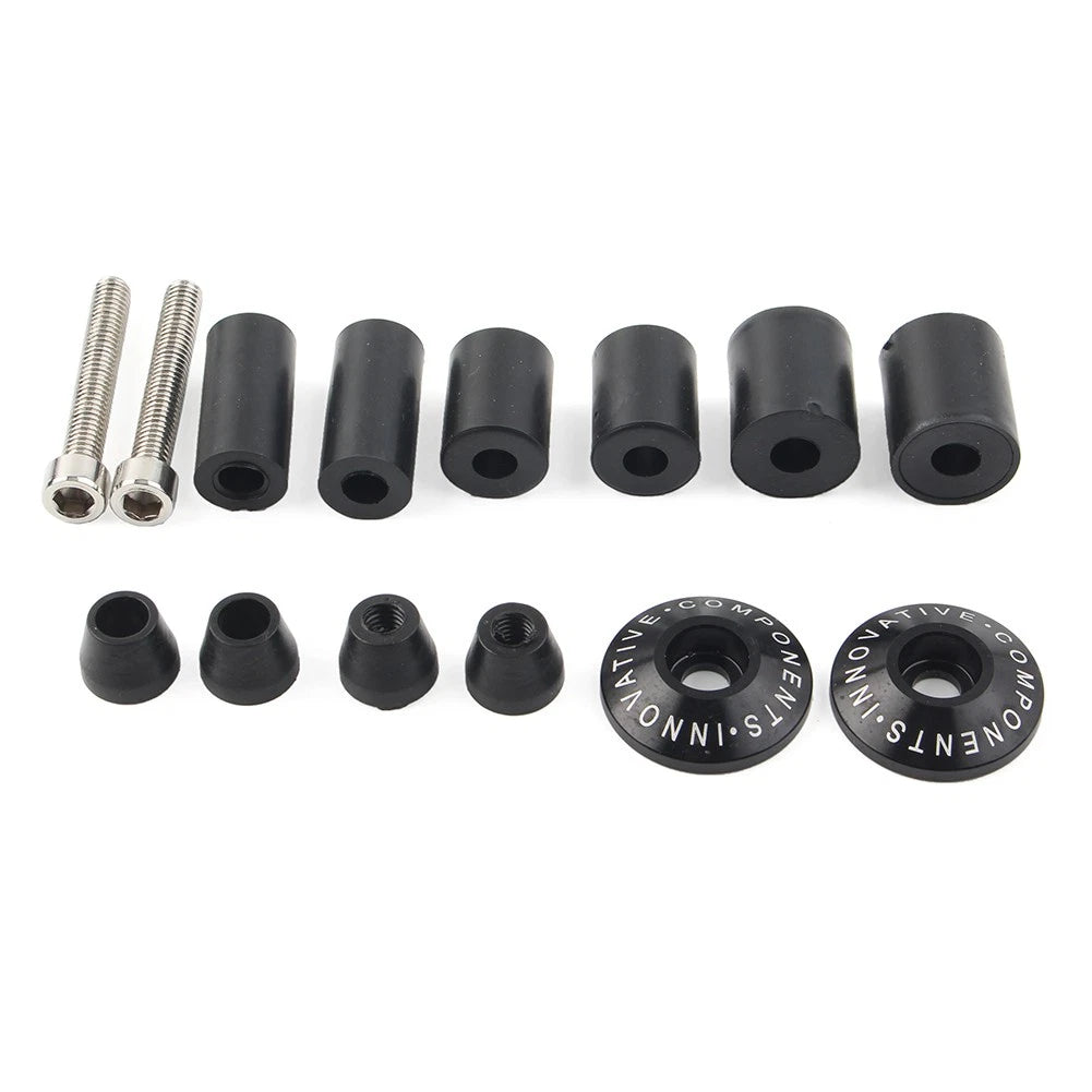 CNC Handle Bar End Weights for Dirt Bike (7/8'', Black)