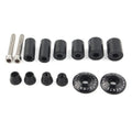 CNC Handle Bar End Weights for Dirt Bike (7/8'', Black)