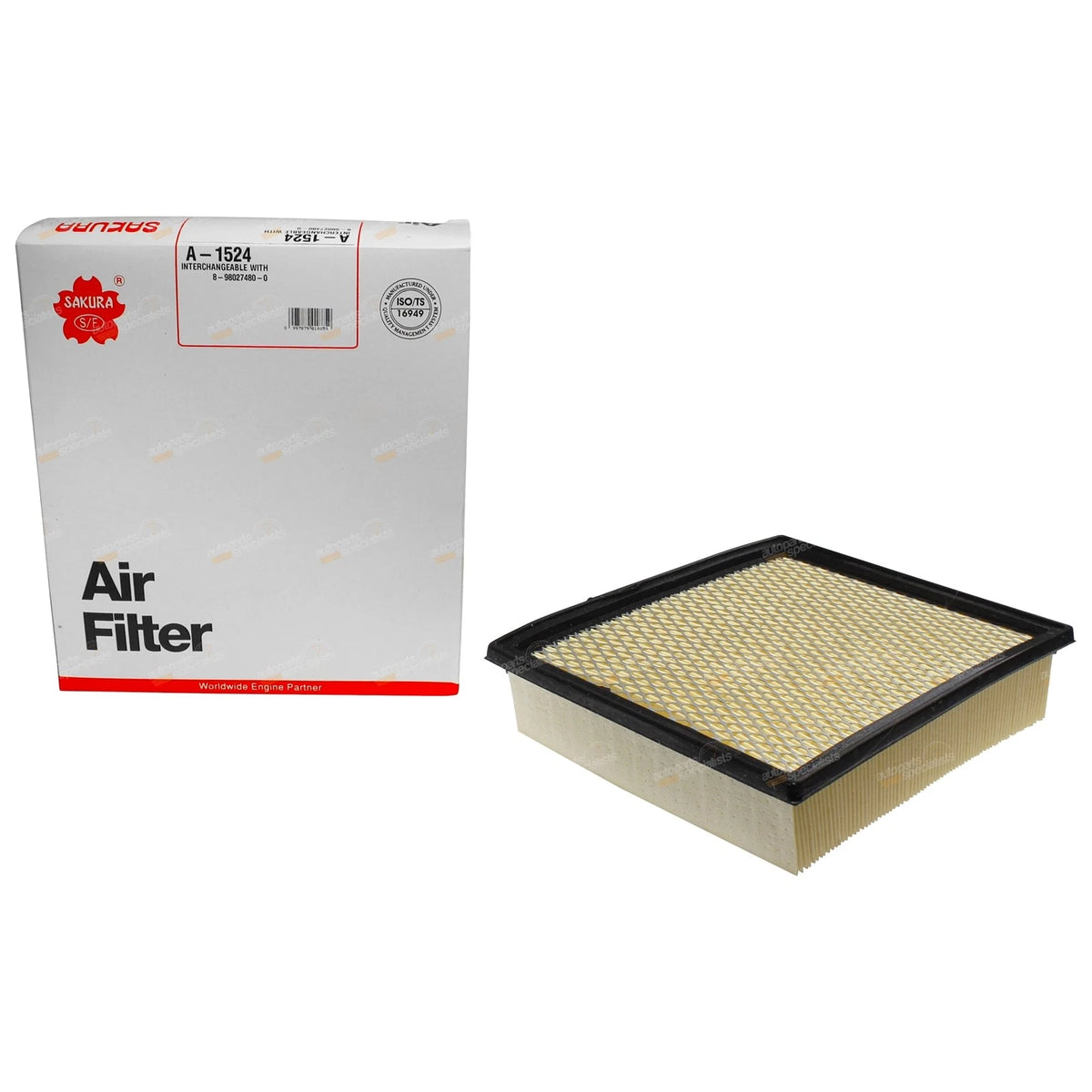 Sakura Air Filter Cleaner for Holden Rodeo RA (2007–2008) 4JJ1TC 3.0L