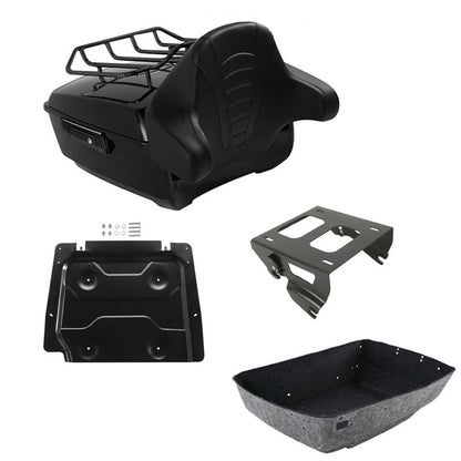 Trunk Pad Solo Mount Rack Plate for Harley Touring Street Glide (2014–2026)