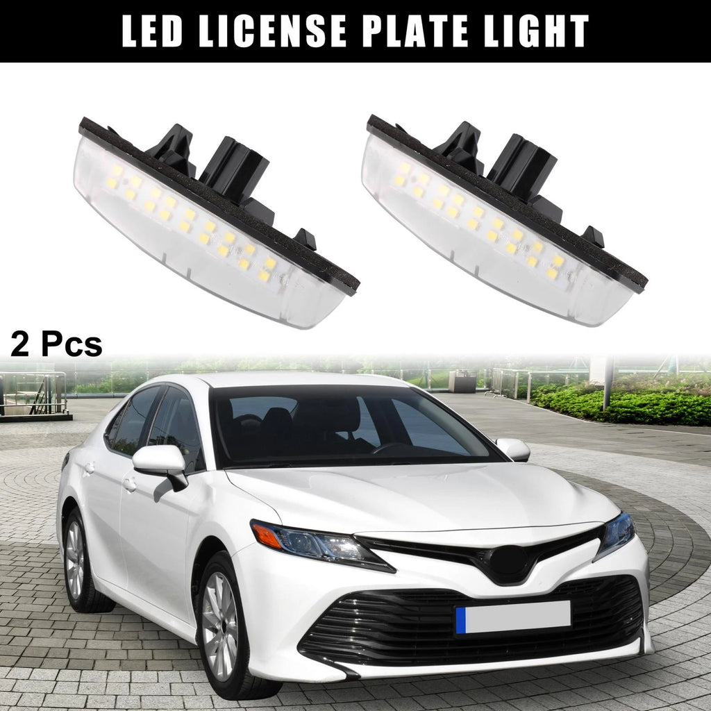 2pcs LED License Plate Light Replacement for Lexus IS ES GS RX (2010–2024)