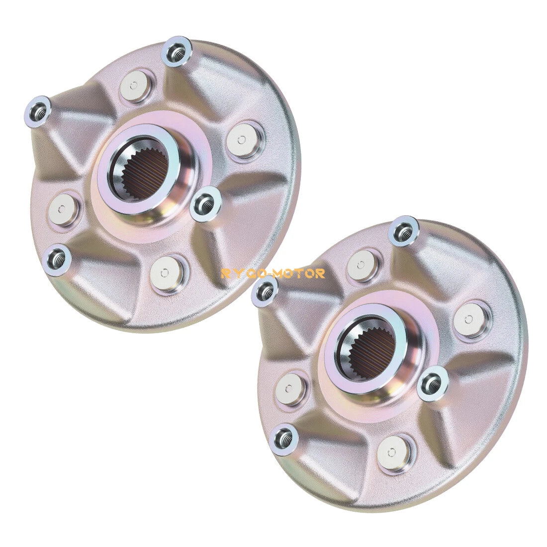2X Front/Rear Hubs Assy for Yamaha Viking 700 VI YXM700 YXC700 (2016–2021)