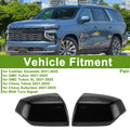Mirror Cover Cap Replacement Gloss Black Pair for Cadillac Escalade (2021–2025)
