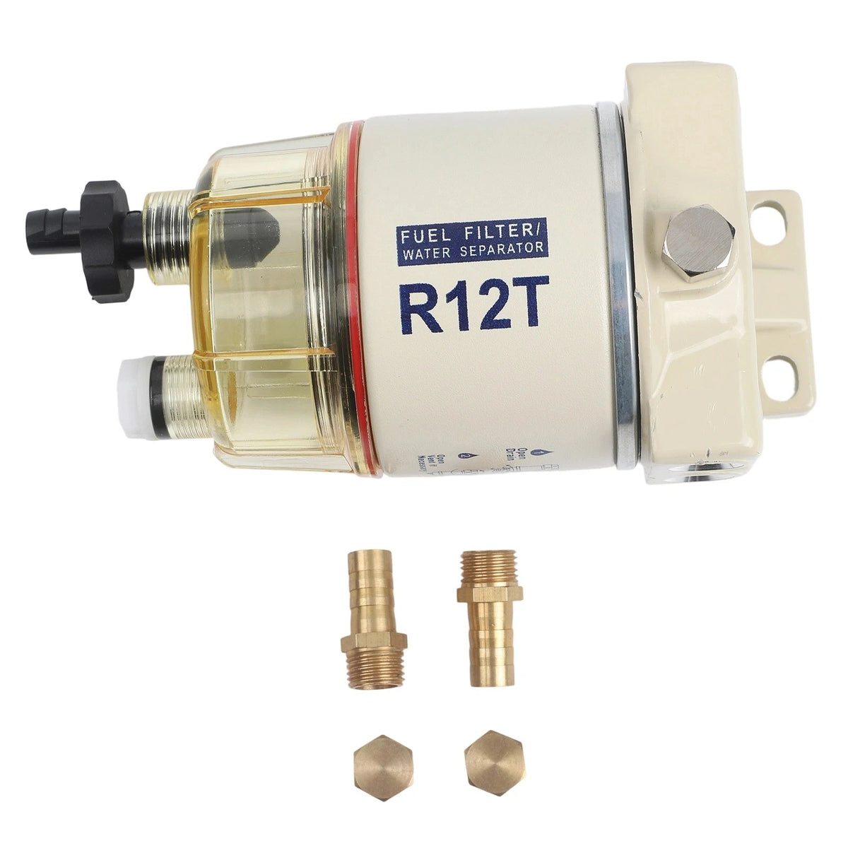 R12T Spin On Fuel Filter Water Separator for Marine Use (High Flow)