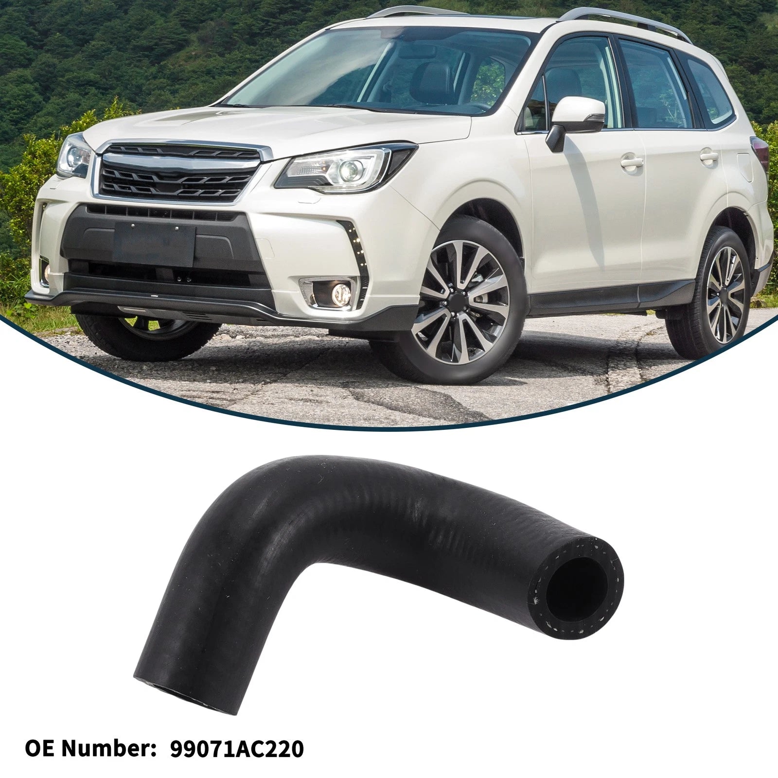 Radiator Hose Replacement for Subaru Forester (2008–2012) Rubber Coolant Pipe