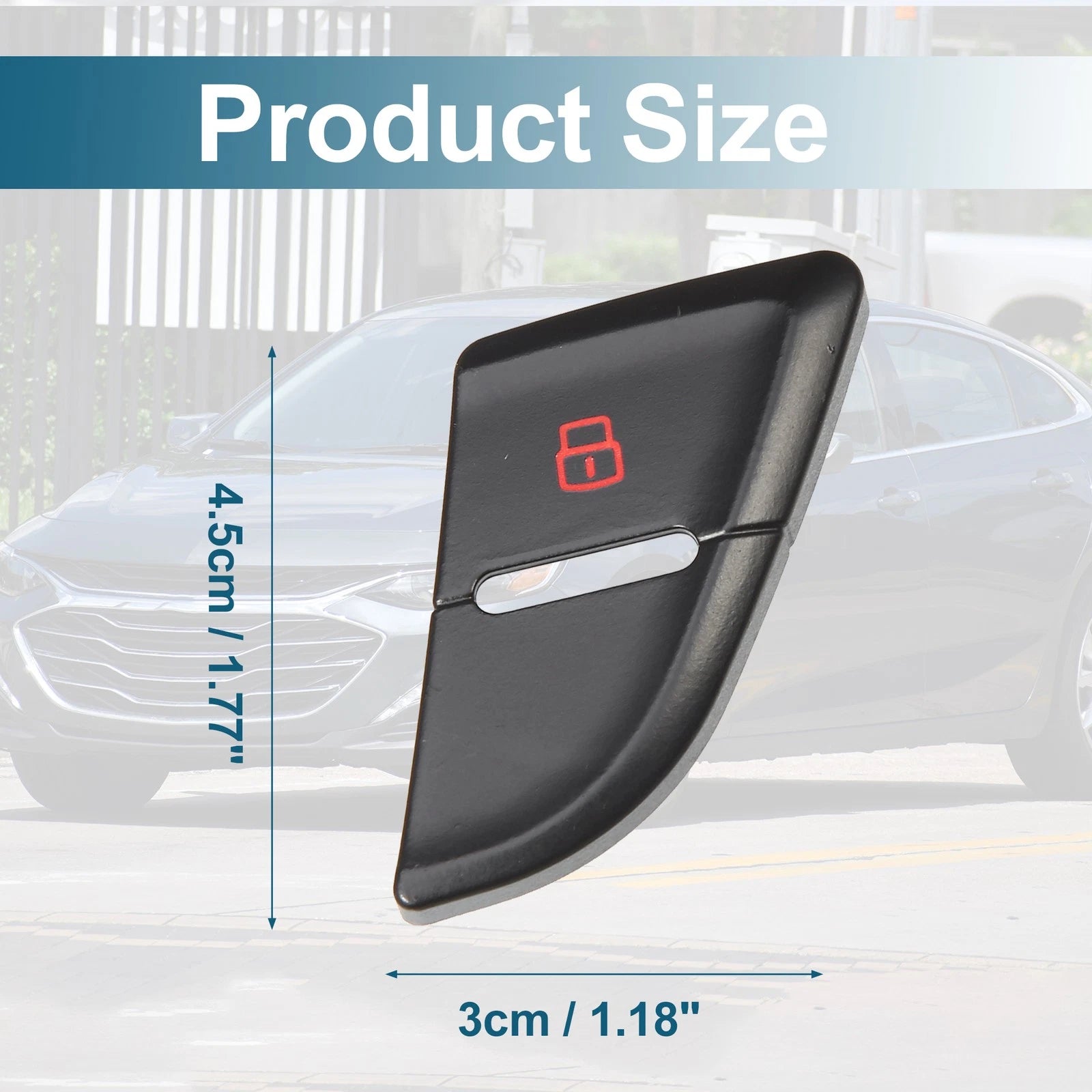 Central Door Lock Switch Button Cover for Audi A4 (2008–2016) 8K1962107A