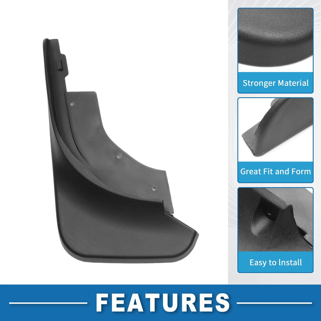 Mud Flaps Splash Guards Front Left for Volkswagen Touareg (2011–2016)