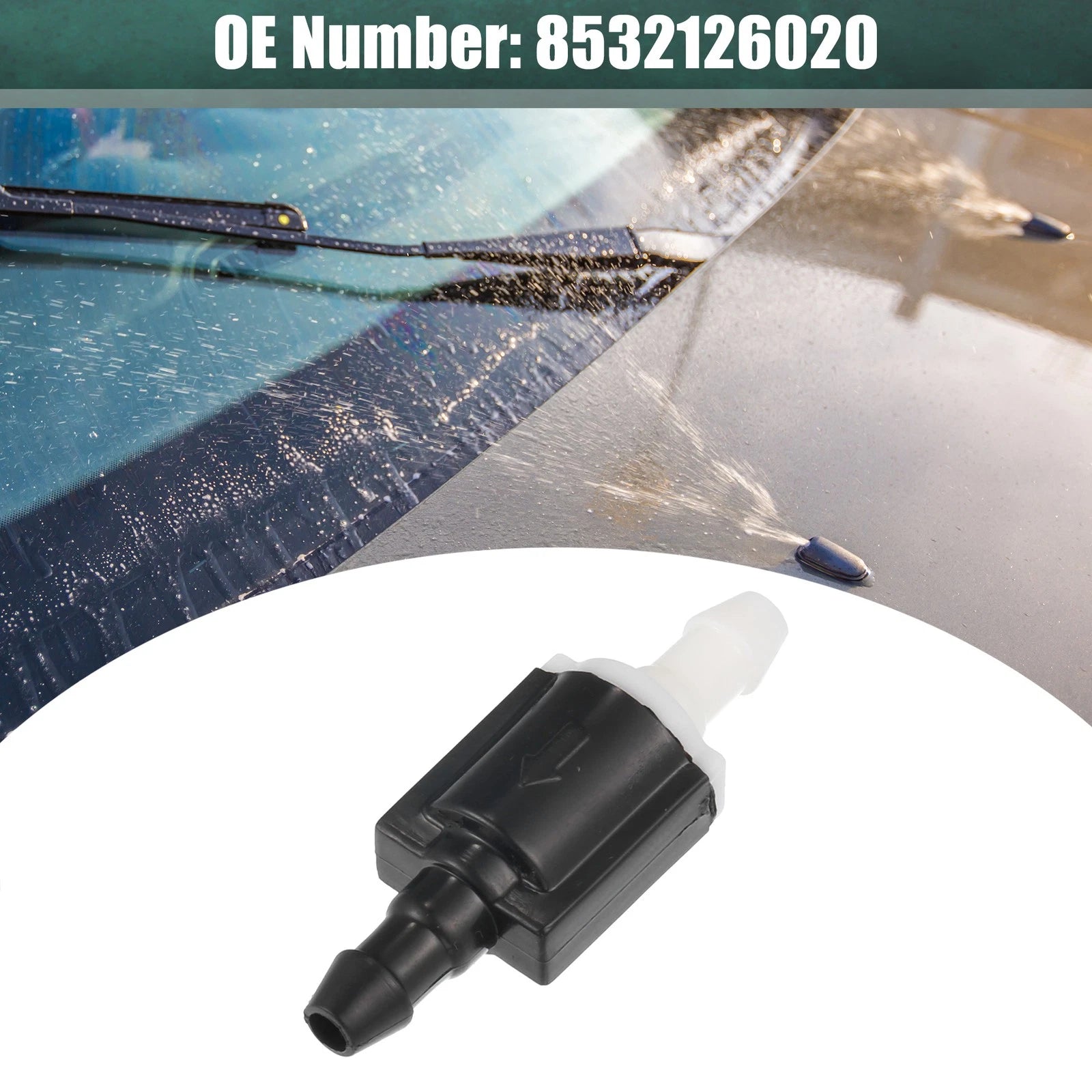 Windshield Washer Nozzles 4pcs Replacement for Toyota Highlander (2001–2007)