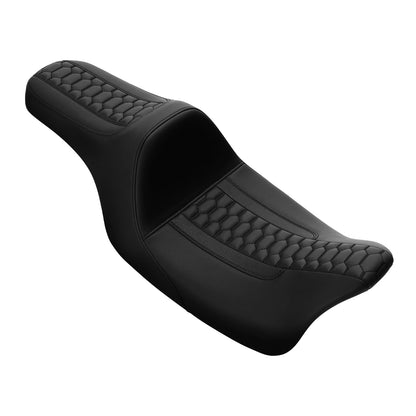Black Rider Driver Passenger Seat for Harley Touring Road Glide (2009–2023)