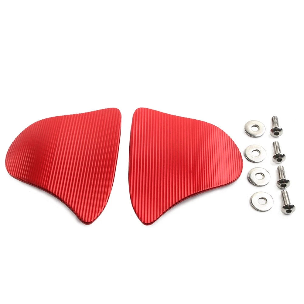 Set of 2 Rear View Mirror Block Off Base Plates for Yamaha YZF-R1 (2020) Red