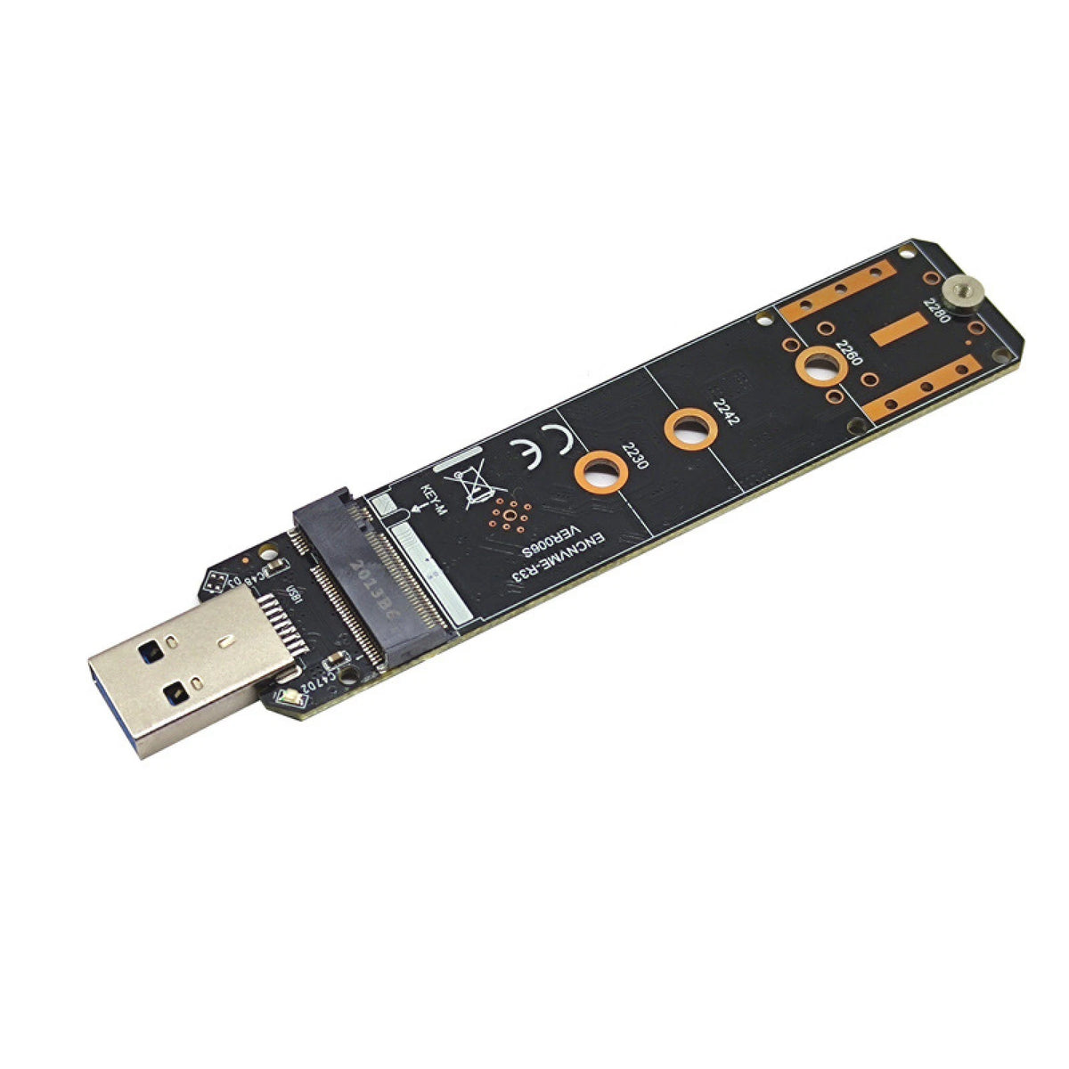 M.2 NVMe SSD to USB 3.2 Gen 2 Adapter for NVMe 2230/2242/2260/2280