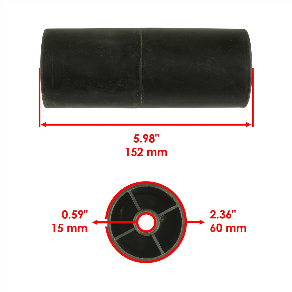 Deck Roller Rear Replacement for MTD 73105679 (2003–2010)