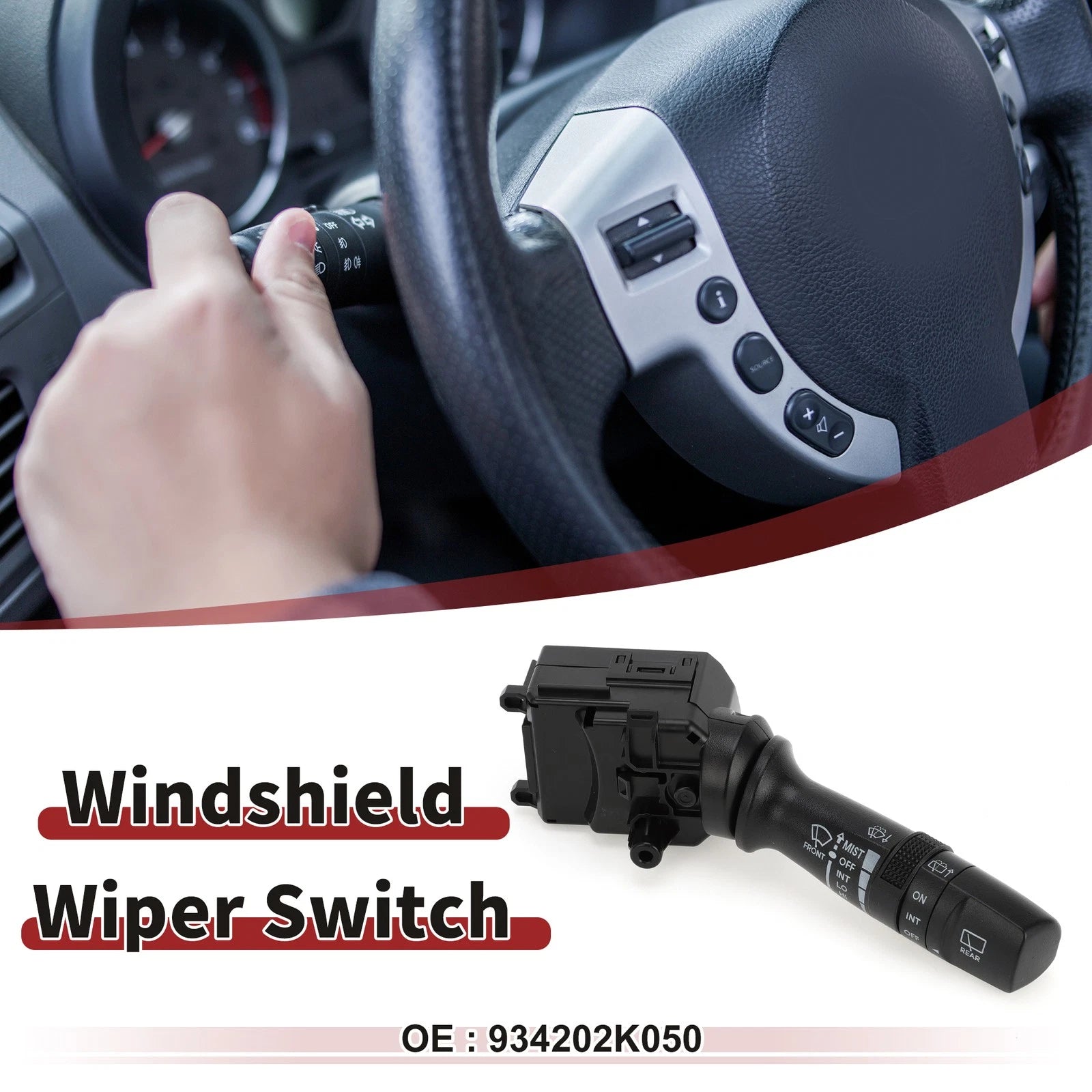 Windshield Wiper Switch for Hyundai Accent (No. 934202K050)