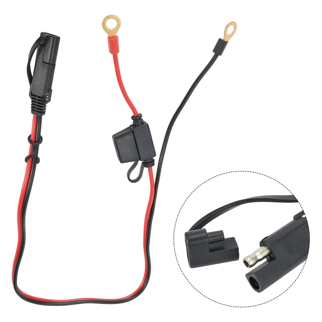 1PC Battery Power Cord Cable Harness for Motorcycle (SAE Terminal)