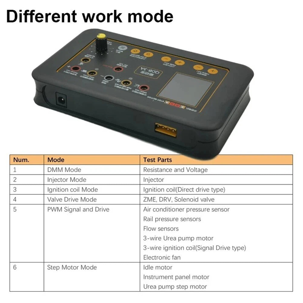 Ignition Coil Test Injector Tester Automobile Actuator Fault Detector Stepper