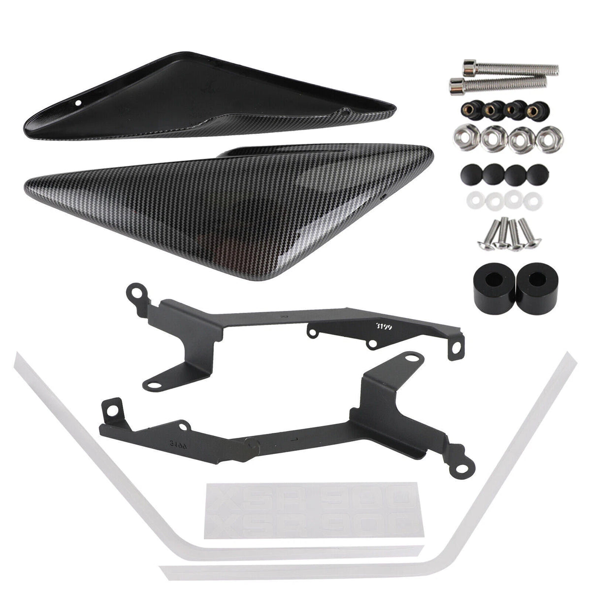 Tail Side Driver Seat Frame Cover for Yamaha XSR 900 (2016–2021) Carbon T9