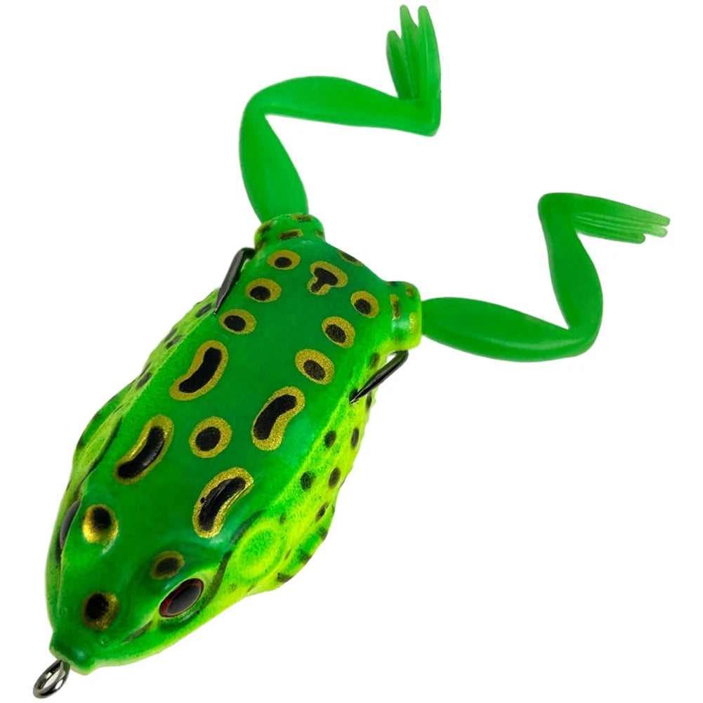 Topwater Frog Bait Lure 5.5cm with Double Barbed Hooks