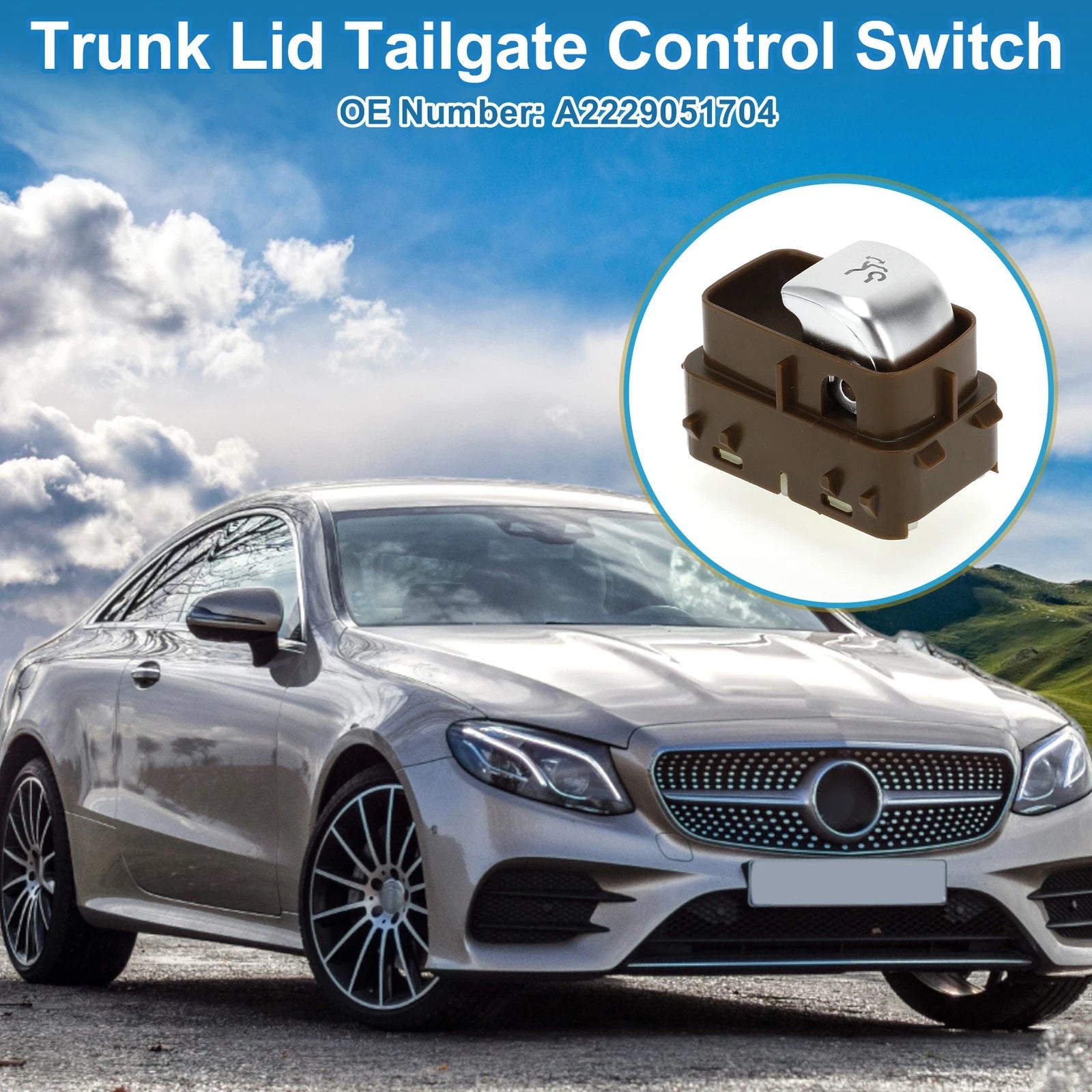 Trunk Release Switch Replacement for Mercedes-Benz E300 2017–2019