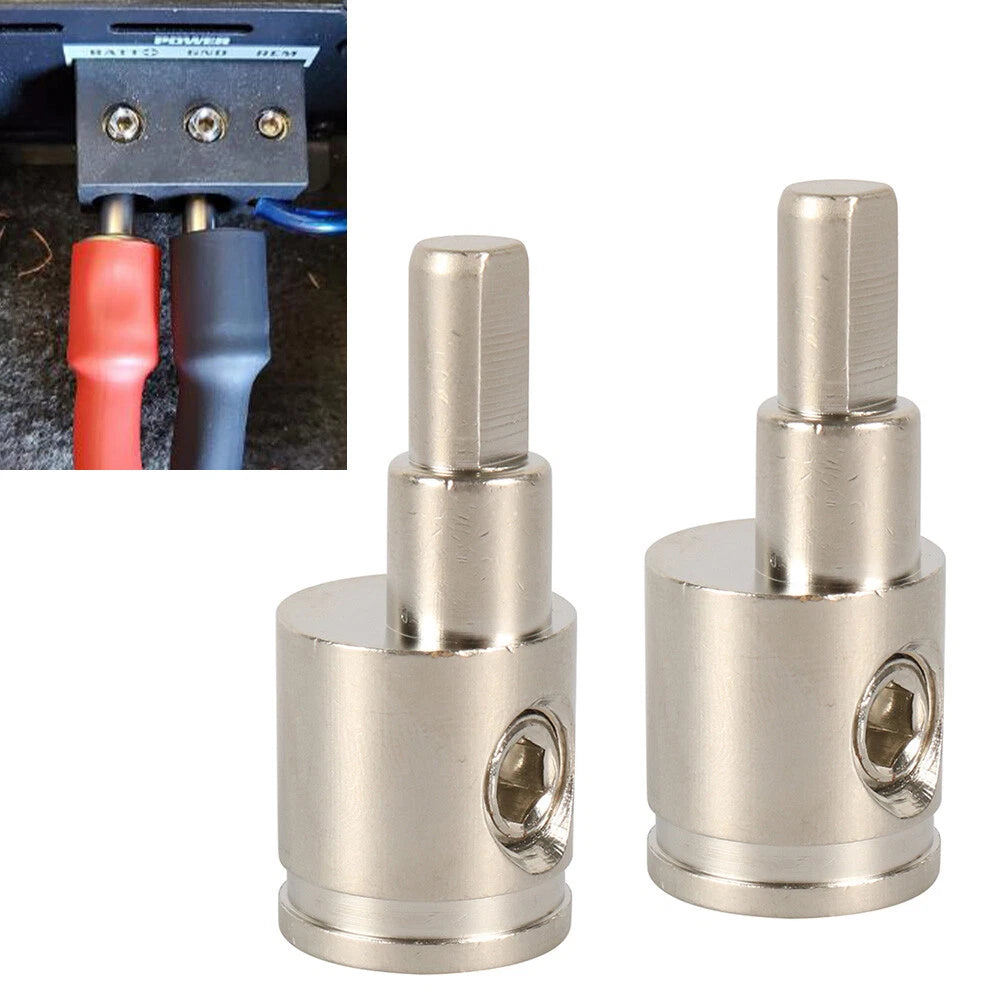 0 Gauge to 4 Gauge Car Audio Amp Input Reducer Adapter Terminal Block