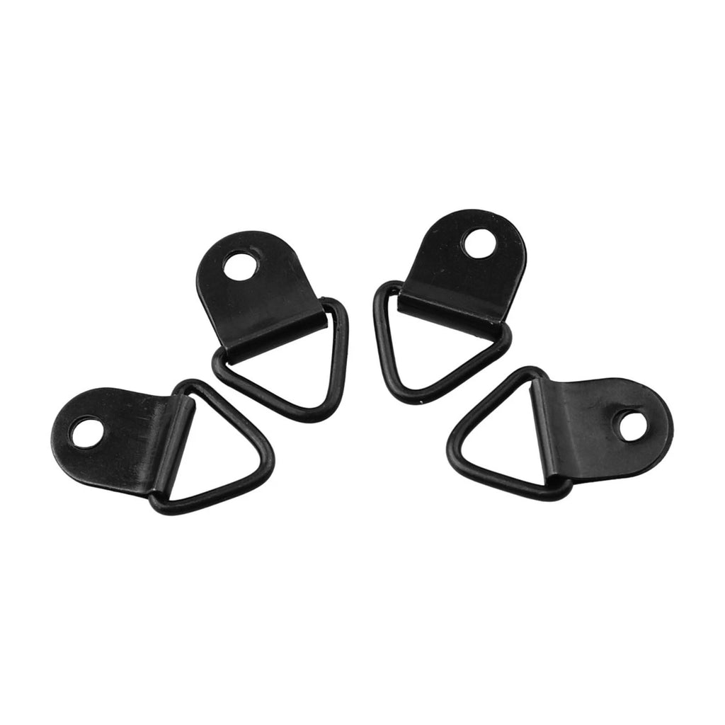 Set of 100 Triangle D Ring Picture Frame Hooks and Screws