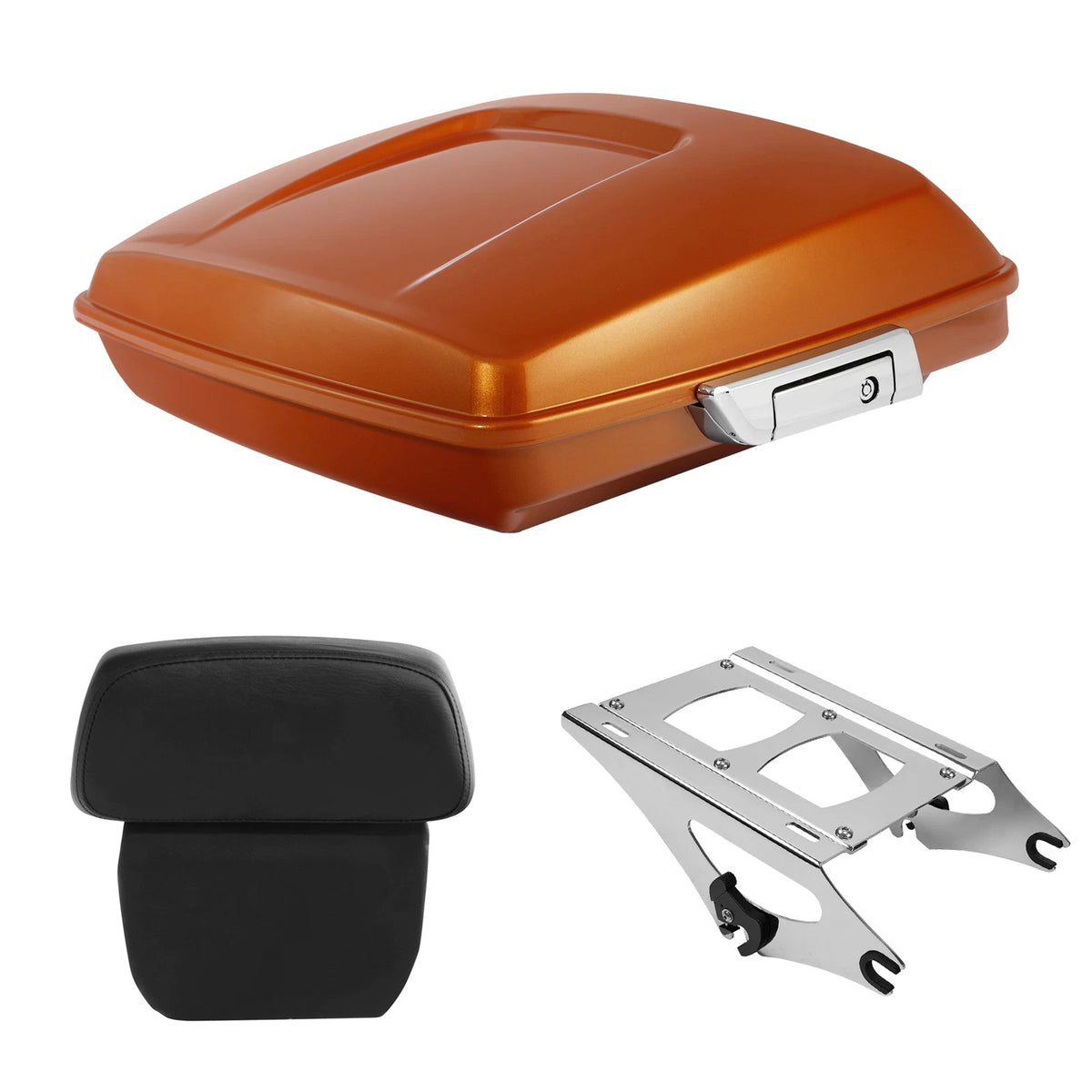 Trunk Pad Mount Rack for Harley Electra Glide (2014–2023) Amber Whiskey