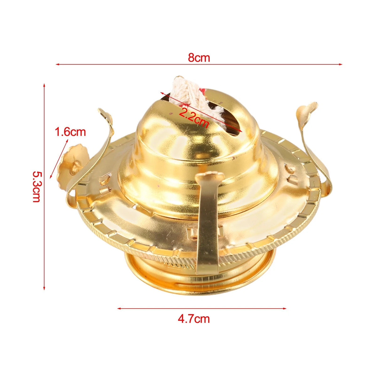 Aluminum Alloy Lamp Burner for Consistent Bright Illumination