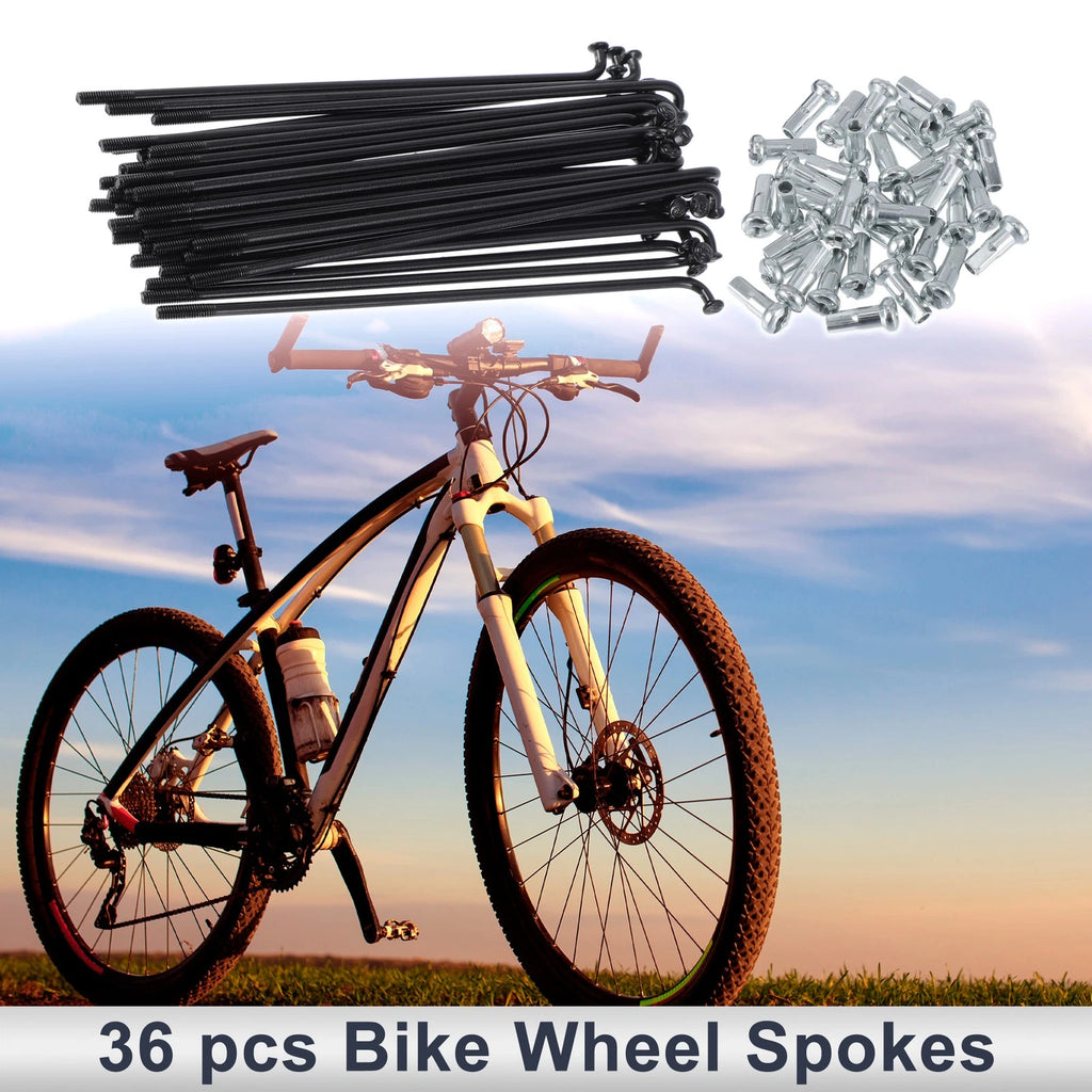 Bicycle Spokes Nipple 45 Steel 13G 105mm Universal for Black (Universal)